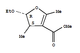 3-Furancarboxylicacid,5-ethoxy-4,5-dihydro-2,4-dimethyl-,methylester,cis-(9ci) Structure,204982-16-1Structure