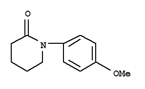 1-(4-Methoxy-phenyl)-piperidin-2-one Structure,206753-46-0Structure