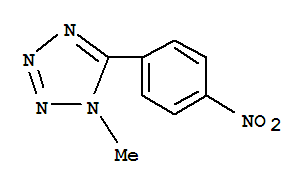 1-Methyl-5-(4-nitrophenyl)-1h-tetrazole Structure,20743-51-5Structure