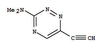 1,2,4-Triazin-3-amine, 6-ethynyl-n,n-dimethyl-(9ci) Structure,207444-16-4Structure