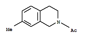 (9ci)-2-乙?；?1,2,3,4-四氫-7-甲基-異喹啉結(jié)構(gòu)式_207451-83-0結(jié)構(gòu)式