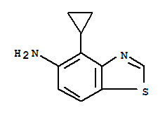 5-Benzothiazolamine,4-cyclopropyl-(9ci) Structure,208458-59-7Structure