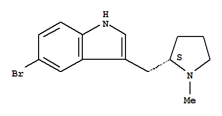 5-Bromo-3-[[(2s)-1-methyl-2-pyrrolidinyl]methyl]-1h-indole Structure,208464-41-9Structure