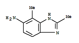 1H-benzimidazol-5-amine,2,4-dimethyl-(9ci) Structure,208512-55-4Structure