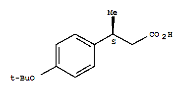 (S)-3-(4-叔丁氧基苯基)丁酸結構式_209679-19-6結構式