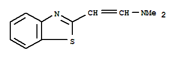 Ethenamine, 2-(2-benzothiazolyl)-n,n-dimethyl-(9ci) Structure,20973-89-1Structure