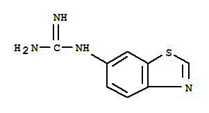 (9ci)-6-苯并噻唑-胍結(jié)構(gòu)式_209741-11-7結(jié)構(gòu)式