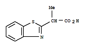 2-Benzothiazoleaceticacid,alpha-methyl-(9ci) Structure,209742-72-3Structure