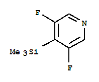 Pyridine,3,5-difluoro-4-(trimethylsilyl)-(9ci) Structure,210169-19-0Structure