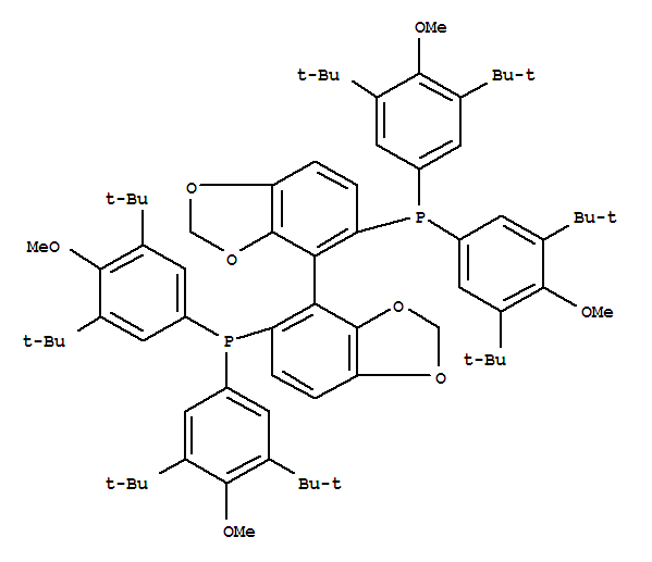 (S)-(+)-dtbm-segphos結(jié)構(gòu)式_210169-40-7結(jié)構(gòu)式