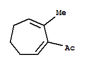 Ethanone, 1-(7-methyl-1,6-cycloheptadien-1-yl)-(9ci) Structure,210752-18-4Structure