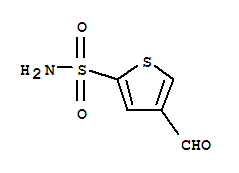 2-Thiophenesulfonamide,4-formyl-(9ci) Structure,210827-37-5Structure