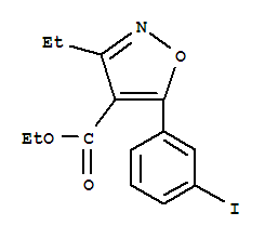 (9ci)-3-乙基-5-(3-碘苯基)-4-異噁唑羧酸乙酯結(jié)構(gòu)式_211941-70-7結(jié)構(gòu)式