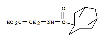 (Adamantane-1-carbonyl)-amino]-acetic acid Structure,21241-41-8Structure