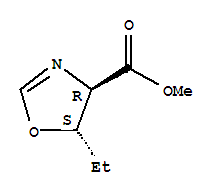 4-Oxazolecarboxylicacid,5-ethyl-4,5-dihydro-,methylester,(4r,5s)-(9ci) Structure,213321-55-2Structure