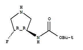 2-Methyl-2-propanyl [(3s,4s)-4-fluoro-3-pyrrolidinyl]carbamate Structure,213388-71-7Structure