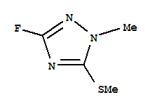 1H-1,2,4-triazole,3-fluoro-1-methyl-5-(methylthio)-(9ci) Structure,214540-57-5Structure