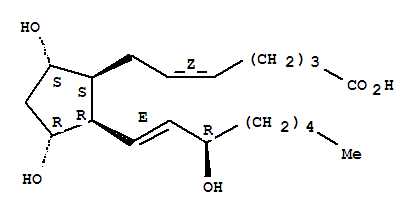 (5Z,8beta,9alpha,11alpha,13e,15r)-9,11,15-trihydroxy-prosta-5,13-dien-1-oicacid Structure,214748-65-9Structure