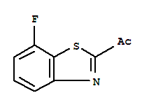 Ethanone, 1-(7-fluoro-2-benzothiazolyl)-(9ci) Structure,214854-87-2Structure