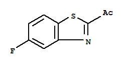 (9ci)-1-(5-氟-2-苯并噻唑)-乙酮結(jié)構(gòu)式_214855-02-4結(jié)構(gòu)式