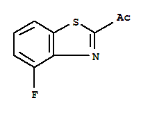 Ethanone, 1-(4-fluoro-2-benzothiazolyl)-(9ci) Structure,214855-03-5Structure