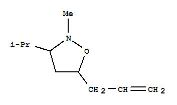 (9ci)-2-甲基-3-(1-甲基乙基)-5-(2-丙烯基)-異噁唑啉結(jié)構(gòu)式_215237-01-7結(jié)構(gòu)式