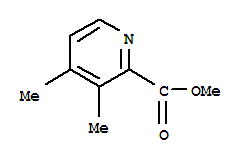 2-Pyridinecarboxylicacid,3,4-dimethyl-,methylester(9ci) Structure,215436-31-0Structure