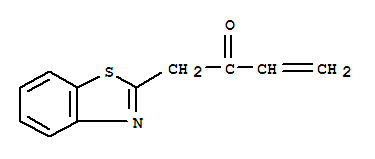 3-Buten-2-one,1-(2-benzothiazolyl)-(9ci) Structure,215503-85-8Structure