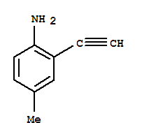 2-Ethynyl-4-methylaniline Structure,215589-37-0Structure