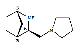 (1S,3R,4R)-3-(1-吡咯烷基甲基)-2-氮雜雙環(huán)[2.2.1]庚烷結(jié)構(gòu)式_215674-20-7結(jié)構(gòu)式