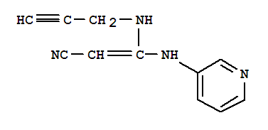 2-Propenenitrile,3-(2-propynylamino)-3-(3-pyridinylamino)-(9ci) Structure,215944-40-4Structure