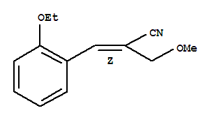 2-Propenenitrile,3-(2-ethoxyphenyl)-2-(methoxymethyl)-,(2z)-(9ci) Structure,216384-76-8Structure