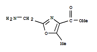 4-Oxazolecarboxylicacid,2-(aminomethyl)-5-methyl-,methylester(9ci) Structure,216480-94-3Structure