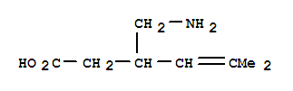 3-(Aminomethyl)-5-methyl-4-hexenoic acid Structure,216576-74-8Structure