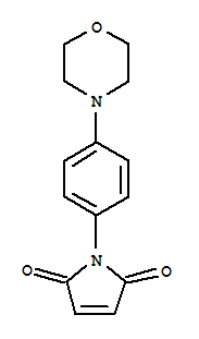 1-[4-(4-Morpholinyl)phenyl]-1h-pyrrole-2,5-dione Structure,216774-38-8Structure