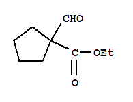 Cyclopentanecarboxylic acid, 1-formyl-, ethyl ester Structure,21744-91-2Structure