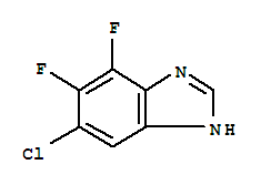 1H-benzimidazole,6-chloro-4,5-difluoro-(9ci) Structure,217951-45-6Structure