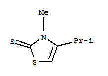 2(3H)-thiazolethione,3-methyl-4-(1-methylethyl)-(9ci)Structure,21857-28-3Structure 2(3H)-thiazolethione,3-methyl-4-(1-methylethyl)-(9ci) Structure,21857-28-3Structure