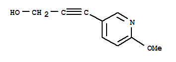 2-Propyn-1-ol,3-(6-methoxy-3-pyridinyl)-(9ci) Structure,218593-95-4Structure