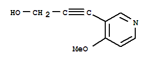 2-Propyn-1-ol,3-(4-methoxy-3-pyridinyl)-(9ci) Structure,218593-96-5Structure