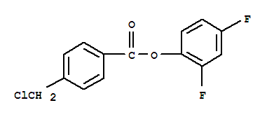 2,4-Difluorophenyl 4-(chloromethyl)benzoate Structure,219500-09-1Structure