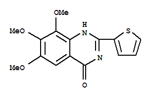 4(1H)-quinazolinone, 6,7,8-trimethoxy-2-(2-thienyl)-(9ci) Structure,219773-73-6Structure