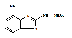 Acetic acid, 2-(4-methyl-2-benzothiazolyl)hydrazide (9ci) Structure,219904-17-3Structure