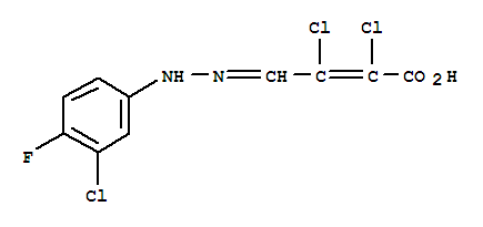 2,3-Dichloro-4-[2-(3-chloro-4-fluorophenyl)hydrazono]but-2-enoic acid Structure,219929-44-9Structure