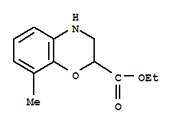 Ethyl 8-methyl-3,4-dihydro-2h-1,4-benzoxazine-2-carboxylate Structure,220120-58-1Structure