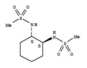 (1S,2s)-1,2-N,N-雙[(甲烷磺酰基)氨基]-環(huán)己烷結(jié)構(gòu)式_220150-70-9結(jié)構(gòu)式