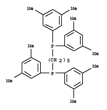 1,5-Bis[bis(3,5-dimethylphenyl)phosphino]pentane Structure,220185-38-6Structure