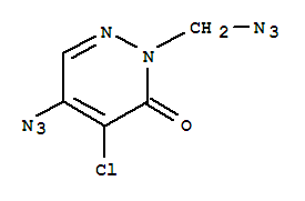 3(2H)-pyridazinone, 5-azido-2-(azidomethyl)-4-chloro- Structure,220663-05-8Structure