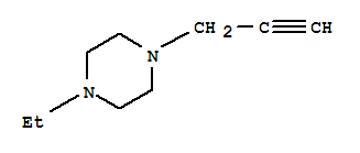 1-乙基-4-(2-丙炔-1-基)哌嗪結(jié)構(gòu)式_220699-95-6結(jié)構(gòu)式