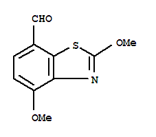 7-Benzothiazolecarboxaldehyde,2,4-dimethoxy-(9ci) Structure,220752-40-9Structure